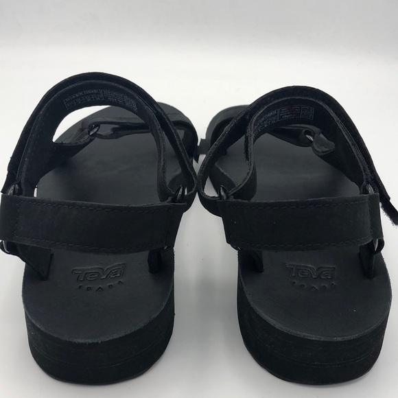 Teva Universal Midform Black Leather Sandals - Picture 5 of 6